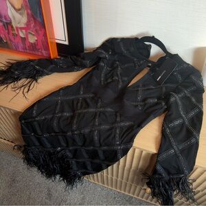 Fashion Nova Black Studded Dress